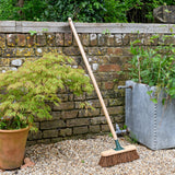 RHS-endorsed 12-inch garden brush with bassine bristles, by Burgon & Ball
