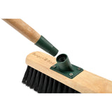 RHS-endorsed 12-inch garden brush with soft PVC bristles, by Burgon & Ball