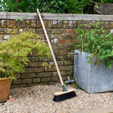 RHS-endorsed 12-inch garden brush with soft PVC bristles, by Burgon & Ball