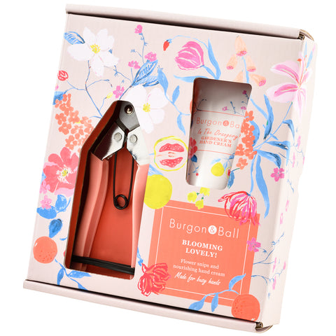 Blooming Lovely! hand cream and flower snips gift set by Burgon & Ball
