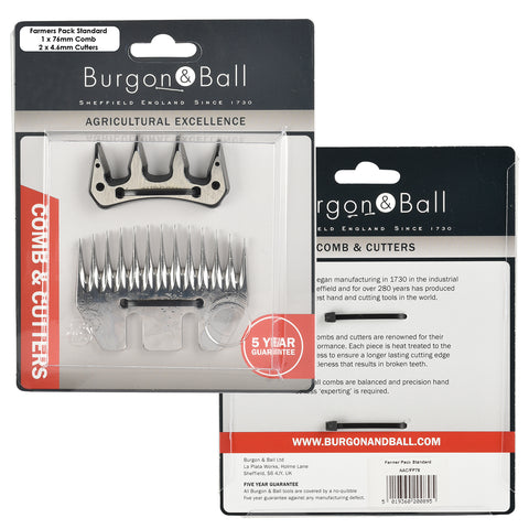 Burgon & Ball 76mm Comb & Cutters Farmer Pack