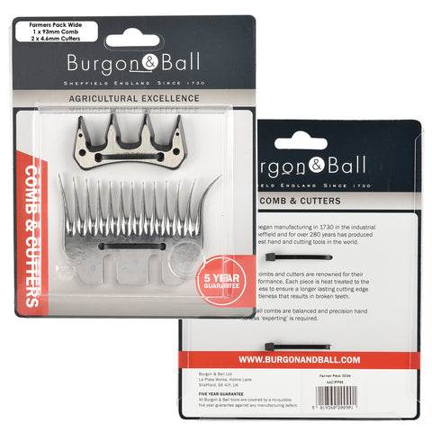 Burgon & Ball 93mm Comb & Cutters Farmer Pack