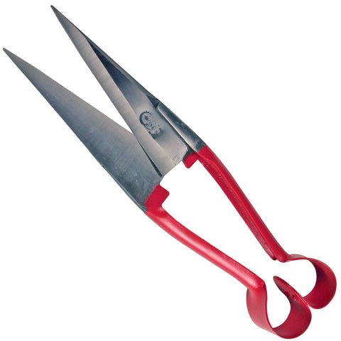Burgon & Ball Double Bow Straight Edge Red Shank Sheep Shear - 6.5-inch Blade