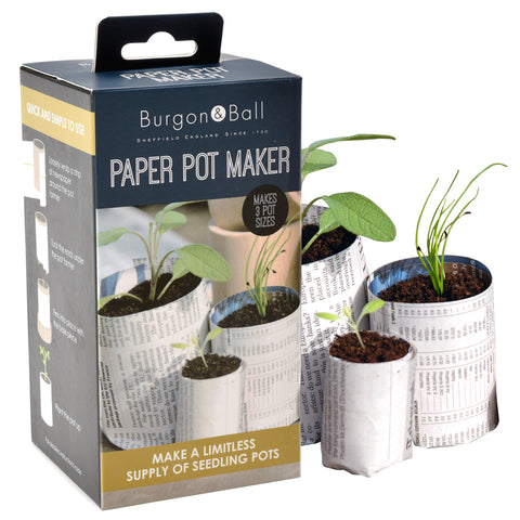 Paper Pot Maker, Eco Pot Maker, by Burgon & Ball