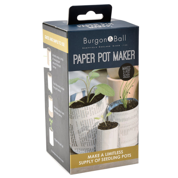 wooden newspaper plant pot maker Paper Pot Maker