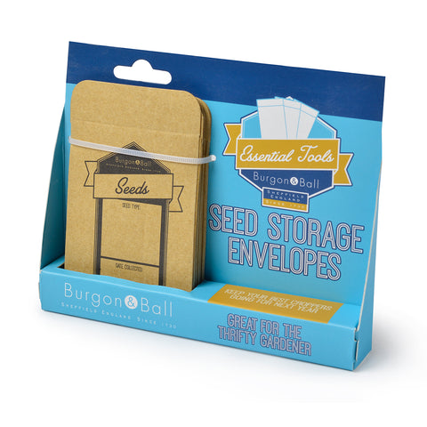 Seed storage envelopes by Burgon & Ball