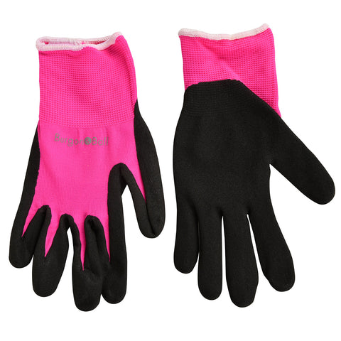 Burgon & Ball FloraBrite fluorescent pink gardening gloves, size medium/large