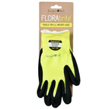 Burgon & Ball FloraBrite fluorescent yellow gardening gloves, size S/M