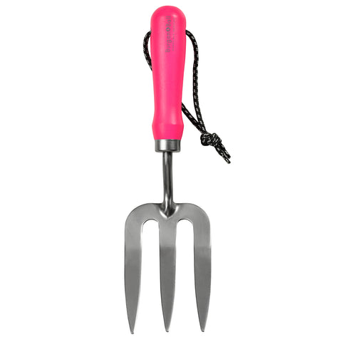 Burgon & Ball FloraBrite RHS-endorsed fluorescent pink hand fork