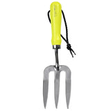 Burgon & Ball FloraBrite RHS-endorsed fluorescent yellow hand fork