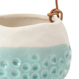 'Baby Dotty' hanging plant pot by Burgon & Ball, indoor plant pot