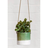 'Pie Crust' hanging plant pot by Burgon & Ball, indoor plant pot, indoor plant pot