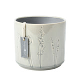 Provence indoor plant pot, large grey, by Burgon & Ball