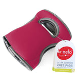 Burgon & Ball Kneelo® gardening knee pads in Berry, memory foam knee pads