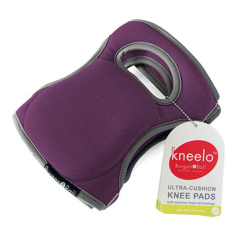 Burgon & Ball Kneelo® gardening knee pads in Plum, memory foam knee pads