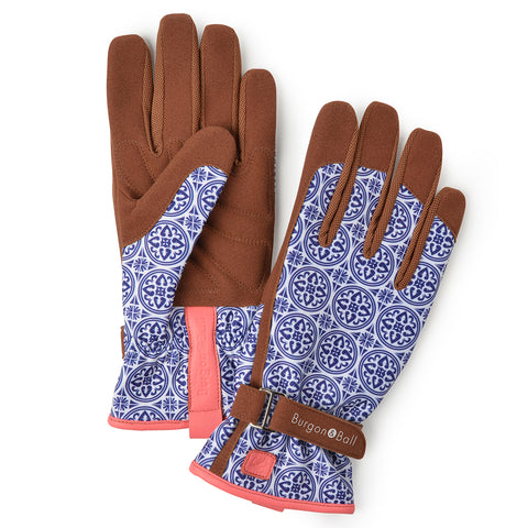 'Love The Glove' women's gardening glove in Artisan design, size Medium-Large, by Burgon & Ball