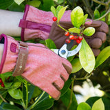 Love The Glove women's gardening glove in Red Tweed, size Medium/Large, by Burgon & Ball