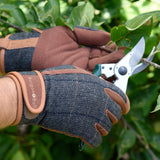 Dig The Glove gardening glove in Tweed, size large-extra large, by Burgon & Ball
