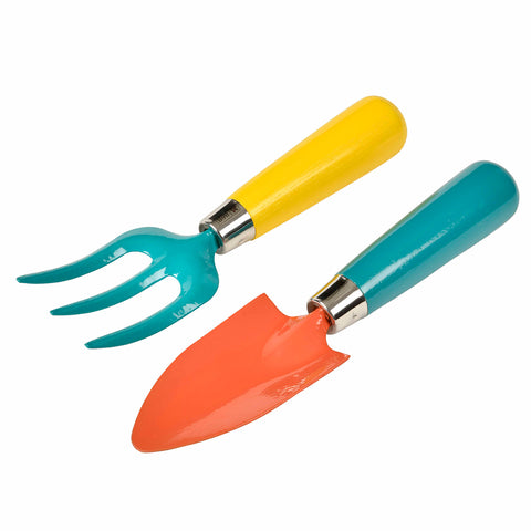 National Trust 'Get Me Gardening' children's trowel and fork set by Burgon & Ball