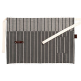 Sophie Conran for Burgon & Ball gardener's waist apron, half apron, grey ticking stripe