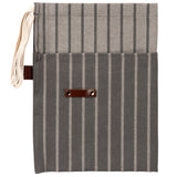 Sophie Conran for Burgon & Ball gardener's waist apron, half apron, grey ticking stripe