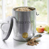 Sophie Conran for Burgon & Ball galvanized steel bird food tin, bird seed tin
