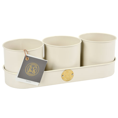 Sophie Conran for Burgon & Ball herb pots - buttermilk