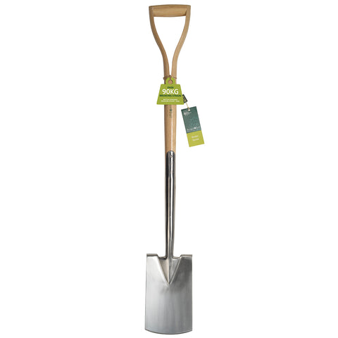 RHS-endorsed border spade (garden spade) by Burgon & Ball