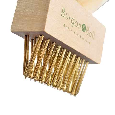 Long-handled Miracle Block Paving Brush by Burgon & Ball