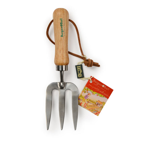 Budding Gardener children's garden hand fork by Burgon & Ball