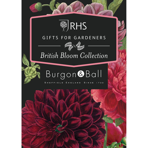 RHS Gifts for Gardeners British Bloom Collection A3 showcard