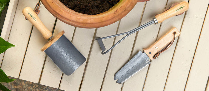 A new RHS-endorsed collection of container gardening tools from Burgon & Ball