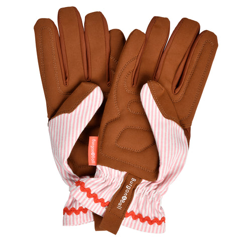 burgon and ball women's gardening gloves Collector Gloves – Blush Stripe