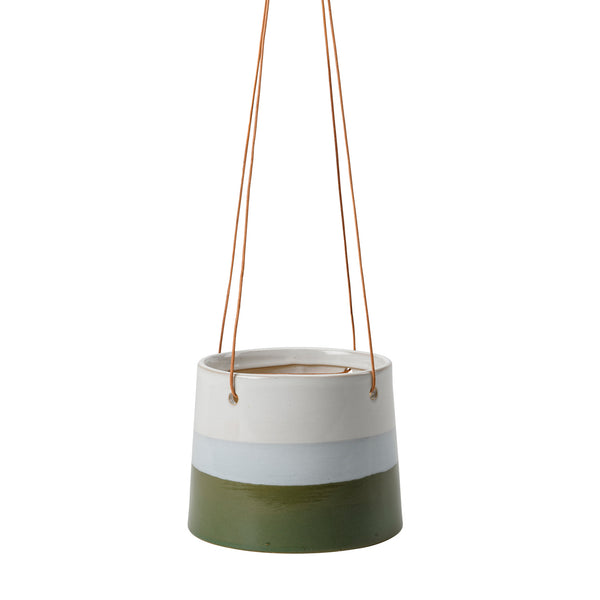 Collector Hanging Pot, Blue/Green – 12.5cm | Burgon & Ball – Burgon and ...