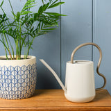 Collector Scalloped Indoor Watering Can, Mushroom, by Burgon & Ball