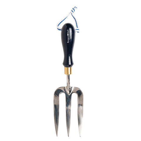 Burgon & Ball Hand Fork, Collector range, navy blue