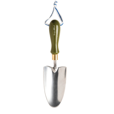 Burgon & Ball Collector Hand Trowel, olive green