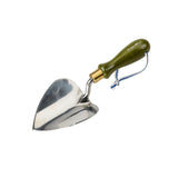 Planting Trowel, heart-shaped trowel, olive green, Collector range, by Burgon & Ball