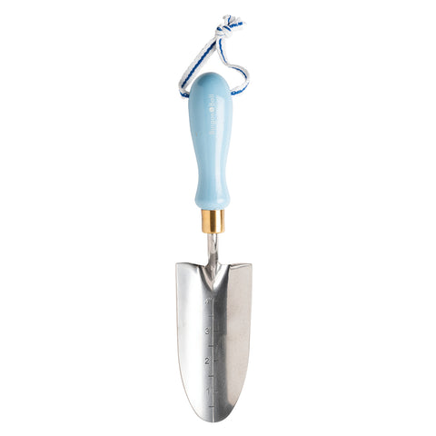 Burgon & Ball Collector Transplanter, transplanting trowel, light blue