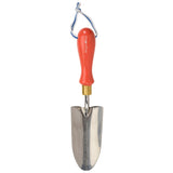 Transplanter, transplanting trowel, coral red, Collector range, by Burgon & Ball