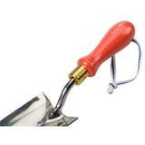 Transplanter, transplanting trowel, coral red, Collector range, by Burgon & Ball