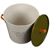Collector Compost Bin, Mushroom colour, by Burgon & Ball