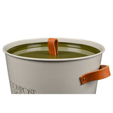 Collector Compost Bin, Mushroom colour, by Burgon & Ball