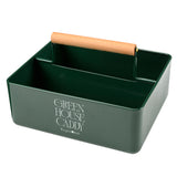 Collector Greenhouse Caddy, Heritage Green, by Burgon & Ball