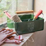 Collector Greenhouse Caddy, Heritage Green, by Burgon & Ball