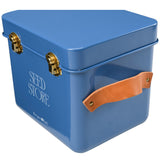 Collector Mini Seed Store, Cotswold Blue, by Burgon & Ball