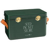 Collector Seed Packet Store, Heritage Green, by Burgon & Ball