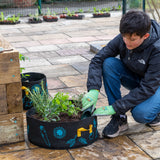RHS Growing Gardeners children's outdoor planter, large, by Burgon & Ball