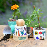 RHS Growing Gardener 'Make your own seedling paper pots' pot maker by Burgon & Ball