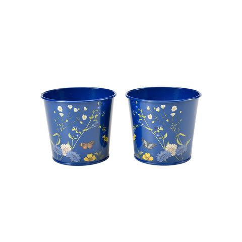 RHS Gifts for Gardeners 'British Meadow' Herb Pots by Burgon & Ball